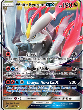 White Kyurem GX (48/70) [Sun & Moon: Dragon Majesty]