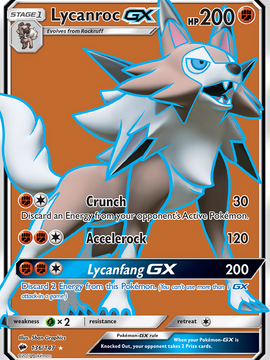 Lycanroc GX (136/147) [Sun & Moon: Burning Shadows]
