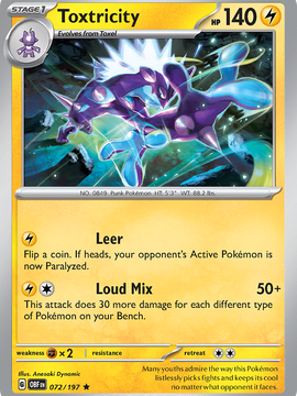 Toxtricity (072/197) [Scarlet & Violet: Obsidian Flames]