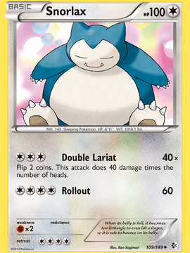 Snorlax (109/149) [Black & White: Boundaries Crossed]