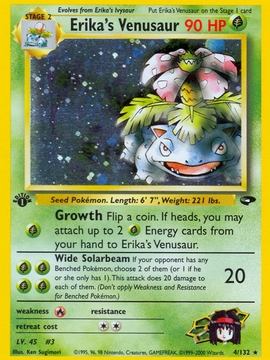 Erika's Venusaur (4/132) [Gym Challenge 1st Edition]