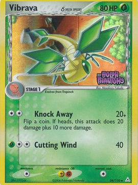 Vibrava (54/110) (Delta Species) (Stamped) [EX: Holon Phantoms]