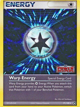 Warp Energy (91/108) (Stamped) [EX: Power Keepers]