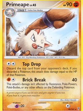 Primeape (39/147) [Platinum: Supreme Victors]