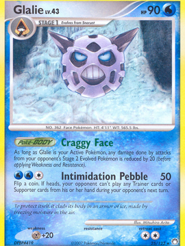 Glalie (25/123) [Diamond & Pearl: Mysterious Treasures]