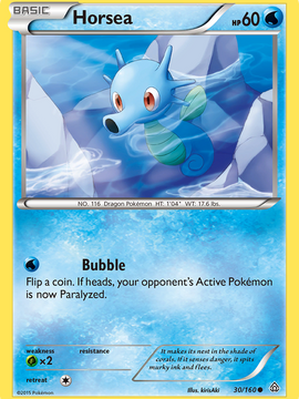 Horsea (30/160) [XY: Primal Clash]