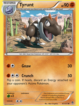 Tyrunt (61/111) [XY: Furious Fists]