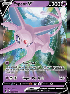 Espeon V (064/203) [Sword & Shield: Evolving Skies]