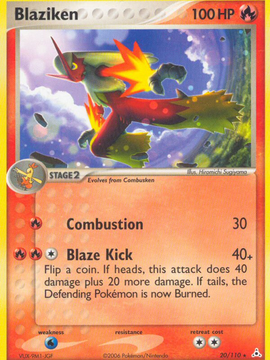 Blaziken (20/110) [EX: Holon Phantoms]
