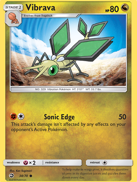 Vibrava (38/70) [Sun & Moon: Dragon Majesty]