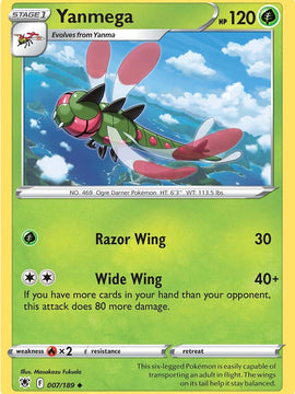 Yanmega (007/189) [Sword & Shield: Astral Radiance]