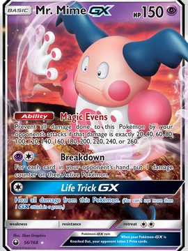 Mr. Mime GX (56/168) [Sun & Moon: Celestial Storm]