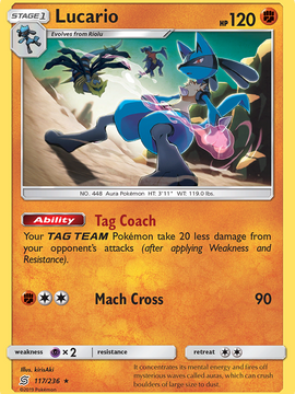 Lucario (117/236) [Sun & Moon: Unified Minds]