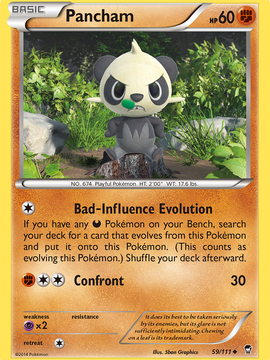 Pancham (59/111) [XY: Furious Fists]