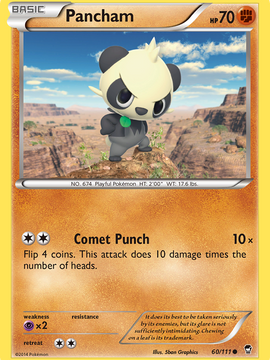 Pancham (60/111) [XY: Furious Fists]