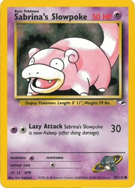 slowpoke pokemon card price 66/90 CGC 9 Zapp! Comics Placeholder Image Provided 3D Pokmon Card Slowpoke (custom