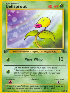 Bellsprout (49/64) [Jungle 1st Edition]