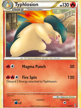 Typhlosion (35/95) [HeartGold & SoulSilver: Call of Legends]