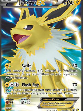 Jolteon EX (28a/83) (Alternate Art Promo) [XY: Generations]