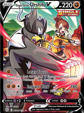 Single Strike Urshifu V (TG18/TG30) [Sword & Shield: Brilliant Stars]