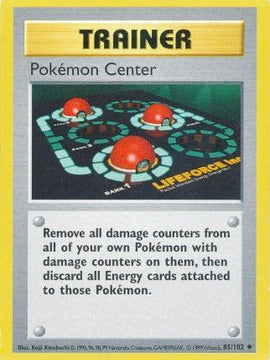 Pokemon Center (85/102) [Base Set Shadowless Unlimited]