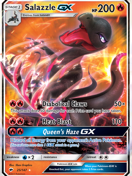 Salazzle GX (25/147) [Sun & Moon: Burning Shadows]