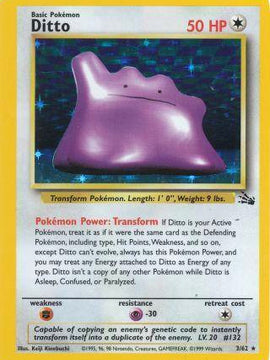 Ditto (3) 3/62 - Fossil Unlimited Holofoil