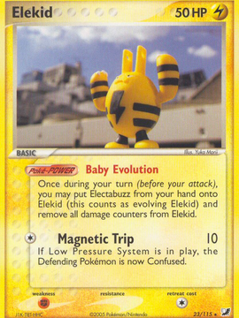 Elekid (23/115) [EX: Unseen Forces]