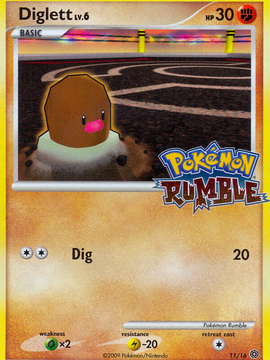 Diglett (11/16) [Pokémon Rumble]