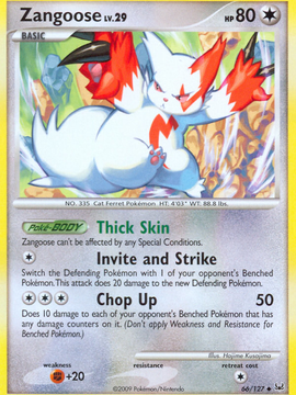 Zangoose (66/127) [Platinum: Base Set]