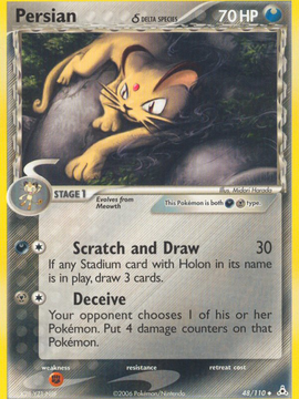 Persian (48/110) (Delta Species) [EX: Holon Phantoms]