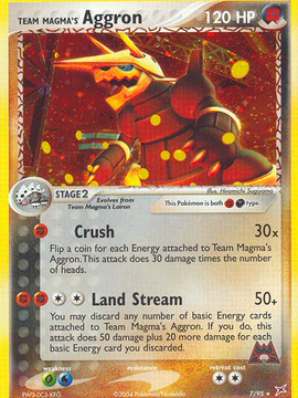 Team Magma's Aggron (7/95) [EX: Team Magma vs Team Aqua]
