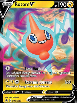 Rotom V (SWSH257) [Sword & Shield: Black Star Promos]