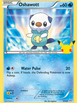 Oshawott (21/25) [McDonald's 25th Anniversary]
