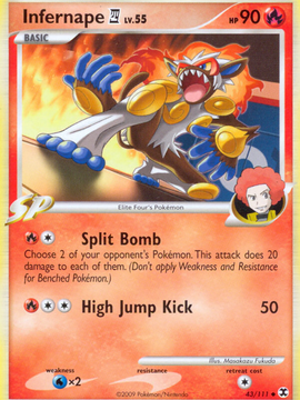 Infernape (43/111) [Platinum: Rising Rivals]
