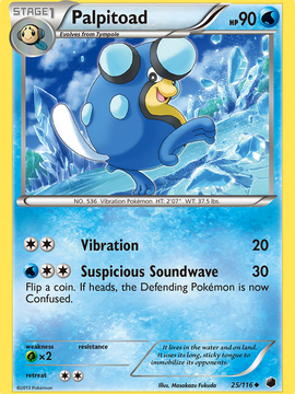 Palpitoad (25/116) [Black & White: Plasma Freeze]