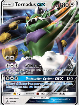 Tornadus GX (SM134) [Sun & Moon: Black Star Promos]