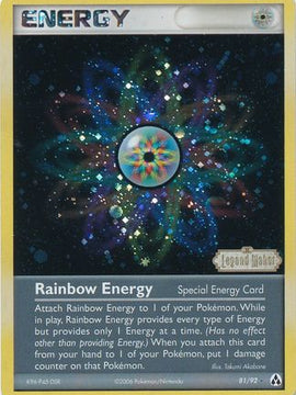 Rainbow Energy (81/92) (Stamped) [EX: Legend Maker]