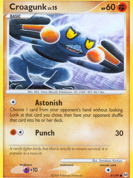 Croagunk (61/99) [Platinum: Arceus]