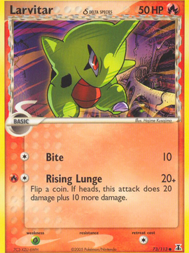 Larvitar (73/113) (Delta Species) [EX: Delta Species]