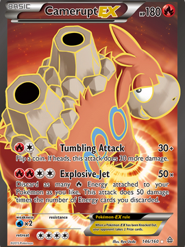 Camerupt EX (146/160) [XY: Primal Clash]