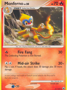 Monferno (41/100) [Diamond & Pearl: Majestic Dawn]