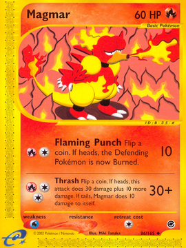 Magmar (86/165) [Expedition: Base Set]