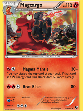 Magcargo (21/146) [XY: Base Set]