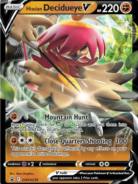 Hisuian Decidueye V (SWSH238) [Sword & Shield: Black Star Promos]