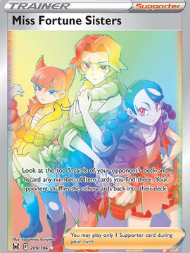 Miss Fortune Sisters (209/196) [Sword & Shield: Lost Origin]