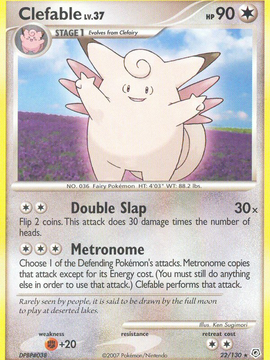 Clefable (22/130) [Diamond & Pearl: Base Set]
