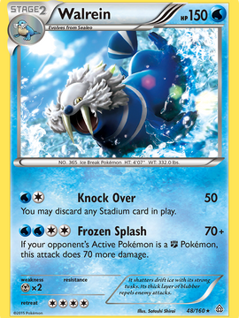 Walrein (48/160) [XY: Primal Clash]