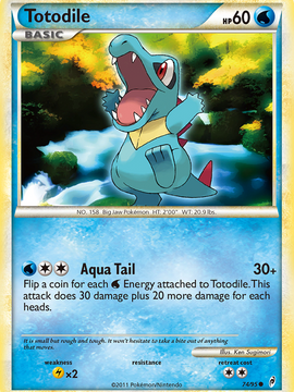 Totodile (74/95) [HeartGold & SoulSilver: Call of Legends]