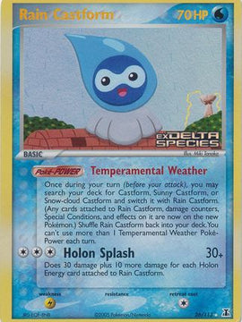 Rain Castform (26/113) (Stamped) [EX: Delta Species]